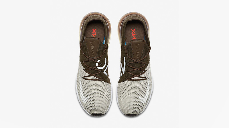 Nike Air Max 270 Flyknit Hazel Light Bone