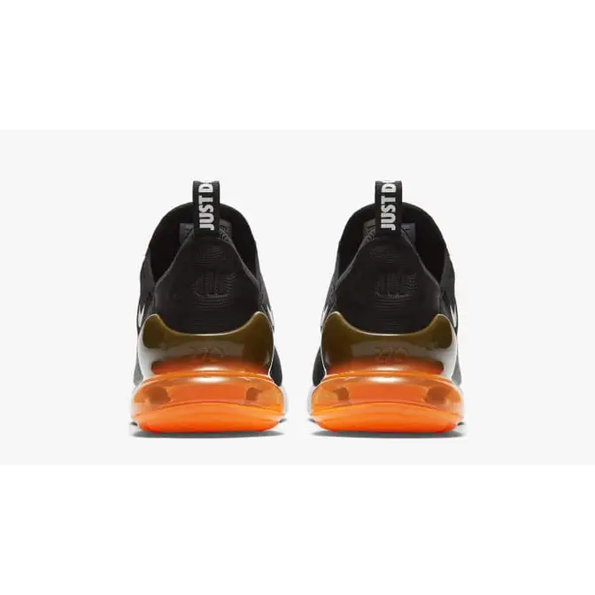 Nike Air Max 270 Black/White-Total Orange - AH8050-014