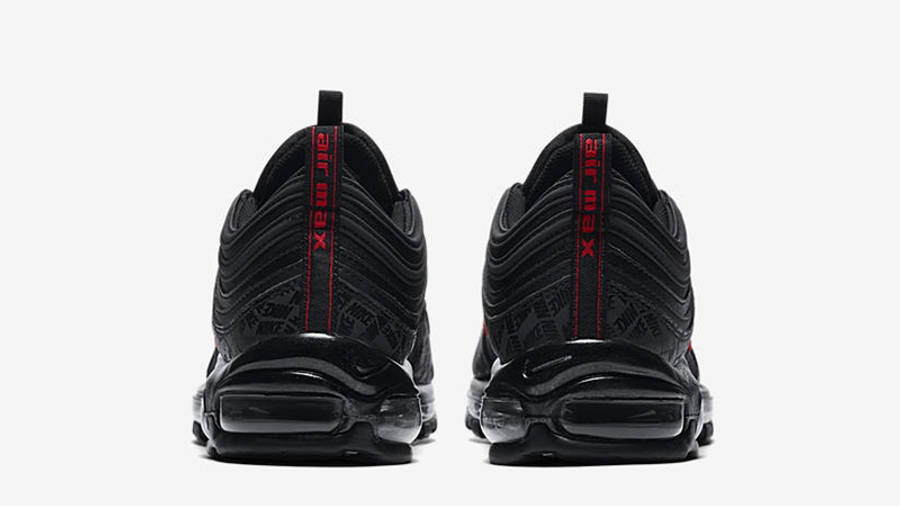 nike air max 97 black with red tick