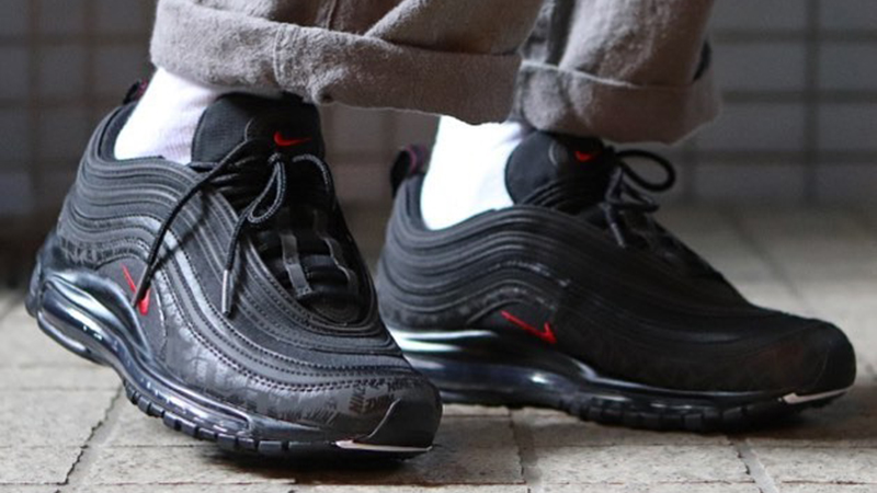 air max 97 black reflective logo