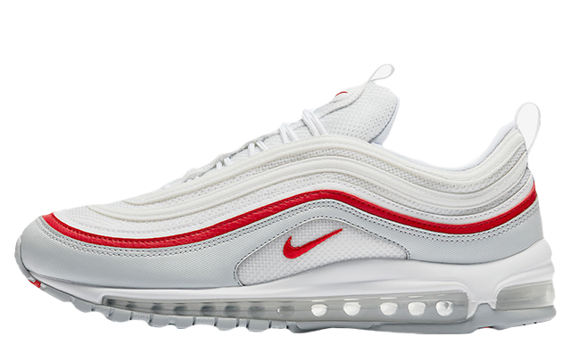 nike 97s white and red
