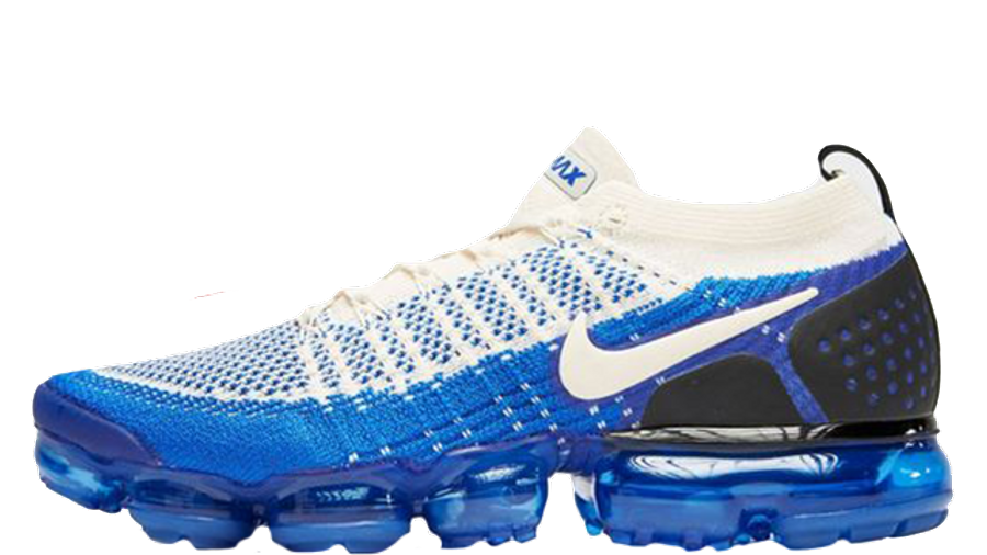 vapormax flyknit 2 white and blue