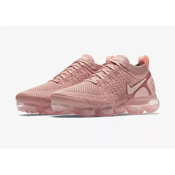 Nike vapormax on sale flyknit women's pink