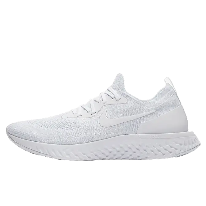 Nike epic react triple white online