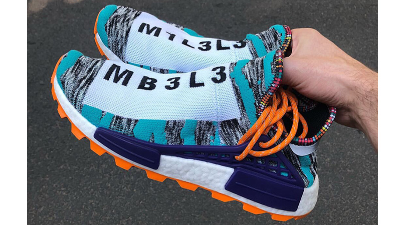 adidas gazelle silver green womens Adidas NMD Hu Pharrell Solar Pack Red main image 1