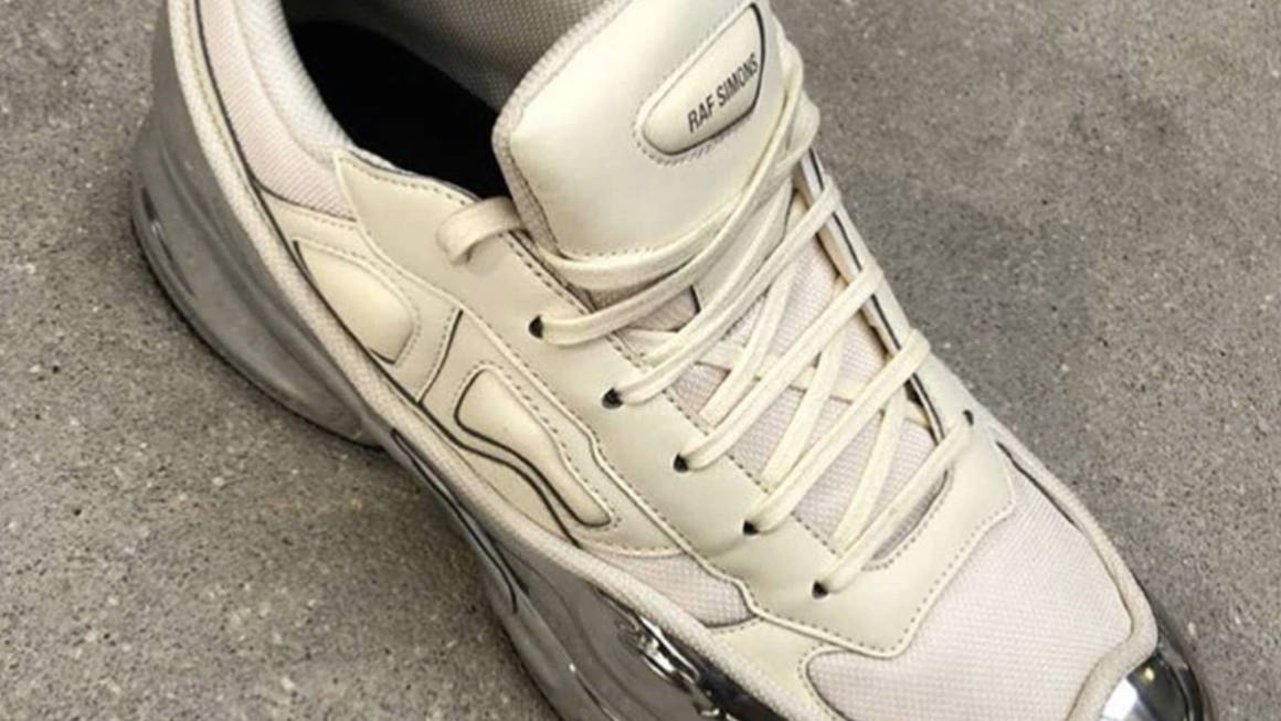 raf simons ozweego metallic