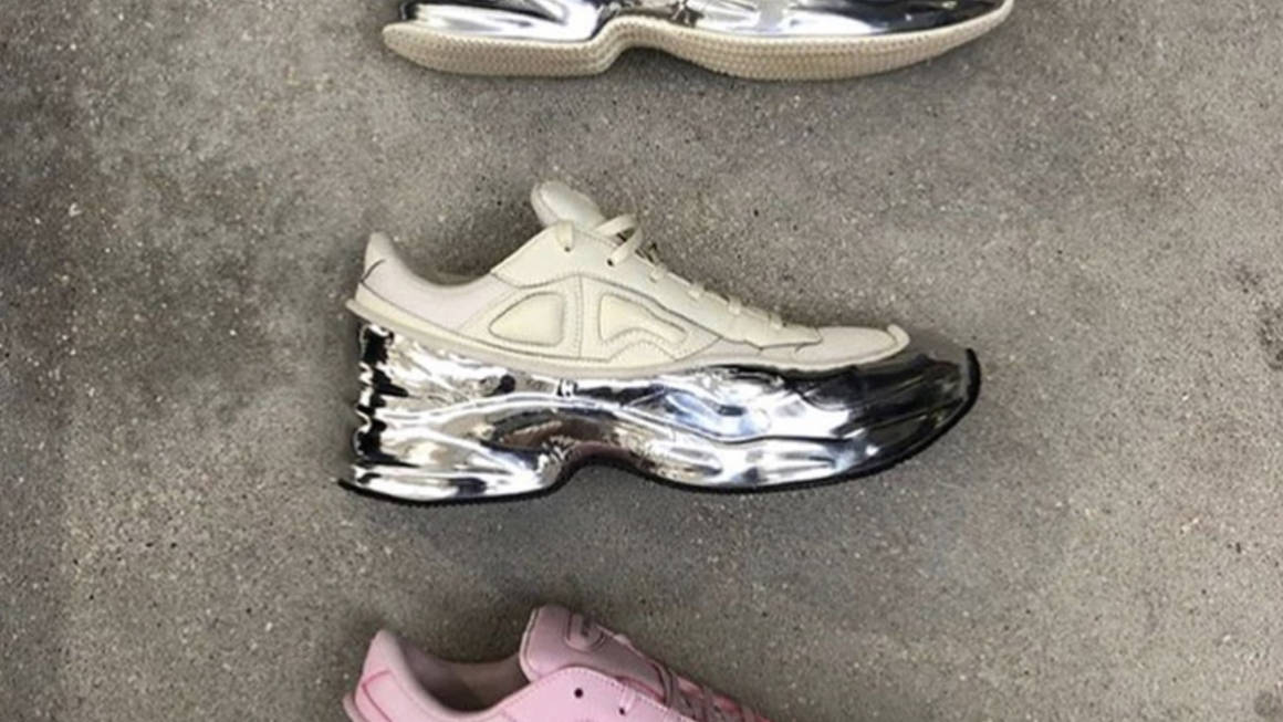 raf simons ozweego metallic