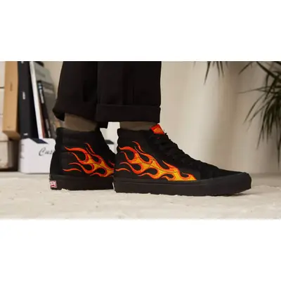 WTAPS x Vans Vault OG Sk8-Hi LX Red Flame | Where To Buy 
