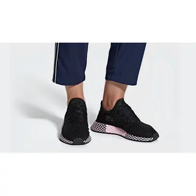 adidas Deerupt Black Lilac Womens