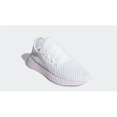 adidas deerupt white and pink