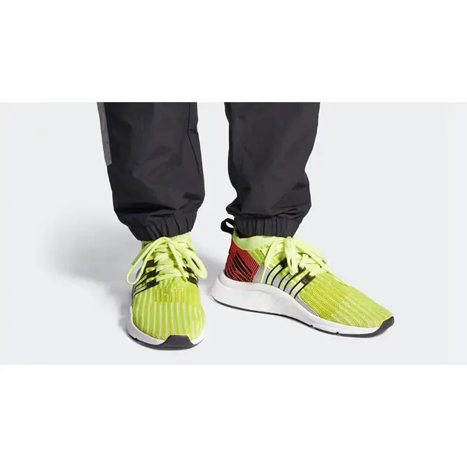 Adidas originals eqt support mid adv trainers in outlet green b37436