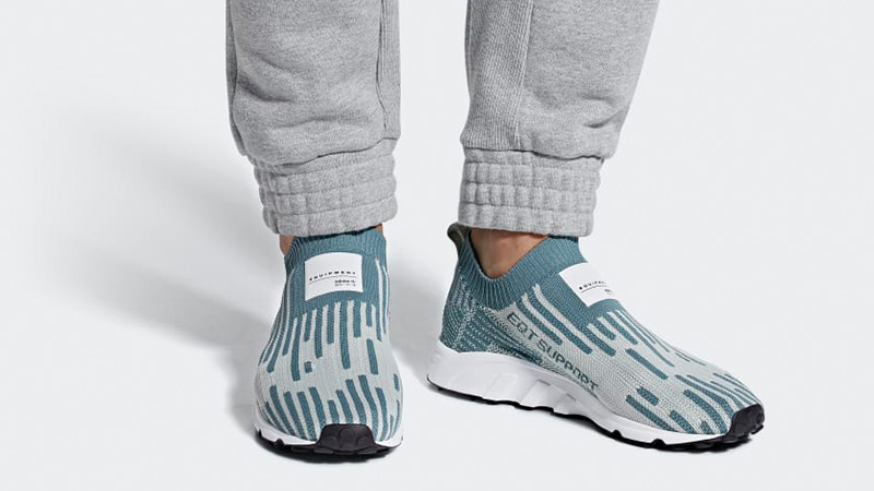 adidas EQT Support Sock Primeknit Green Silver | Where To Buy | B37525 |  The Sole Supplier