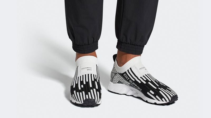 adidas EQT Support Sock Primeknit White Black - Where To Buy 