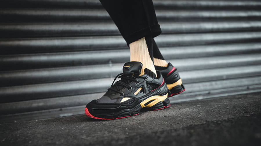 raf simons adidas black yellow