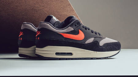 Nike Gives The Air Max 1 An Oil Grey And Wild Mango Makeover Nike Gives The Air Max 1 An Oil Grey And Wild Mango Makeover