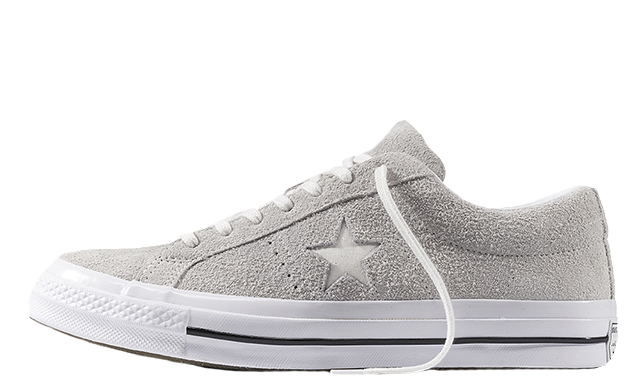 converse one star white suede