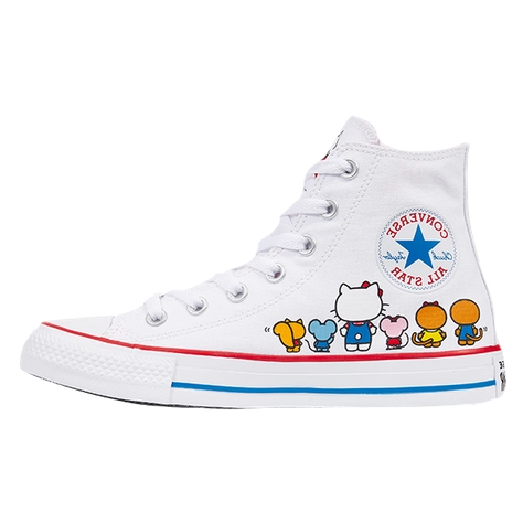 Converse x Hello Kitty CDG Play Covers The Converse Chuck 70 in an All-Over Print Hi White