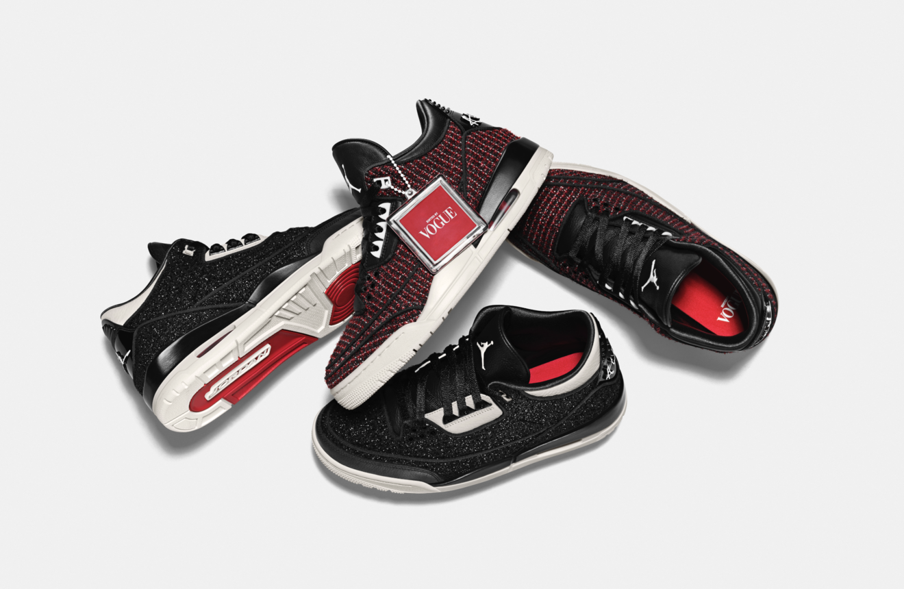 Nike x Vogue Air Jordan 3's, Debuted By Joan Smalls