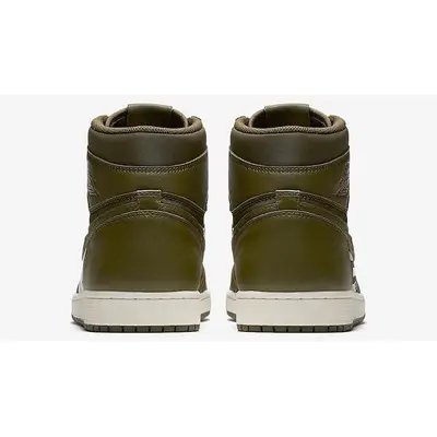 Air jordan 1 mid best sale olive canvas