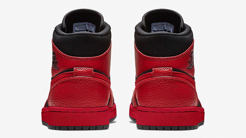Jordan 1 Mid Black Red