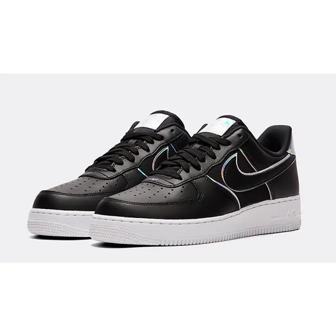 Air force 1 lv8 iridescent clearance black