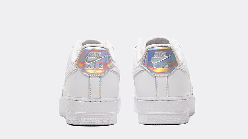 white iridescent air force 1