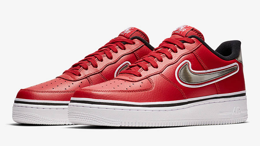 Nike Air Force 1 Low Sport NBA Red | Where To Buy | AJ7748-600 | The ...