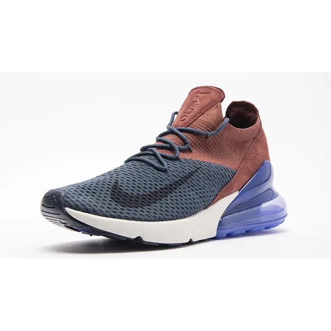 Nike Air Max 270 Flyknit Blue Red Multi | Where To Buy | AO1023