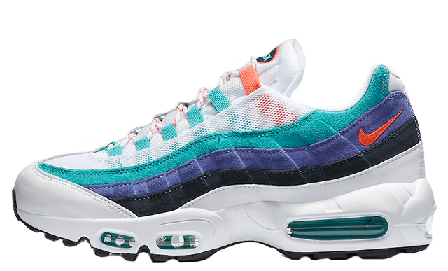 Nike Air Max 95 White Teal