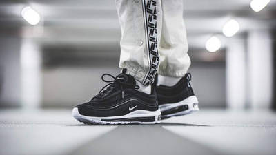 nike air max 97 black black white