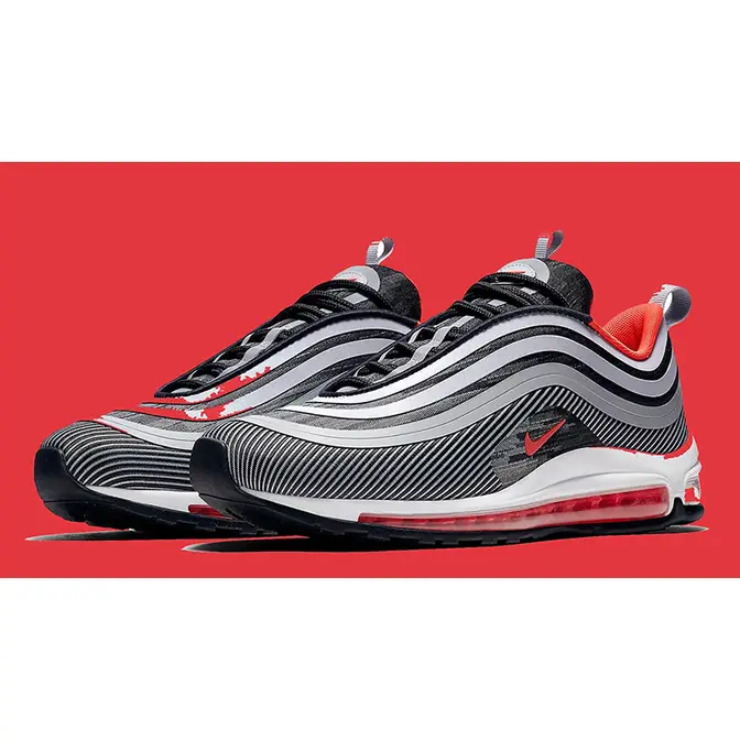 Nike Air Max 97 Ultra 17 Silver Red Where To Buy 918356 010 The Sole Supplier