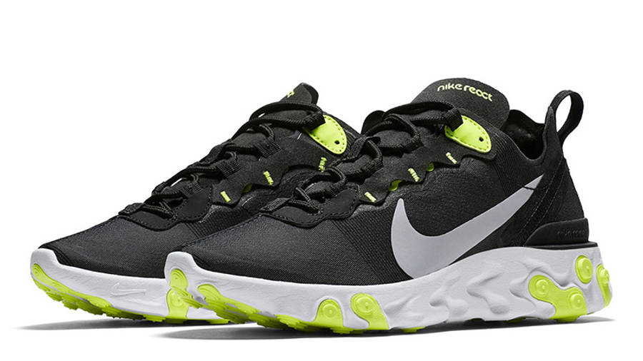 Nike React Element 55 Black Volt | Where To Buy | BQ6166-001 | The Sole