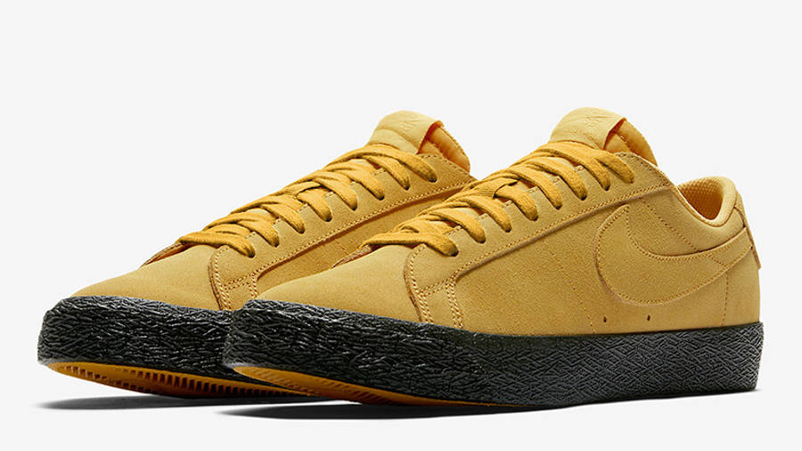 nike sb blazer low yellow black