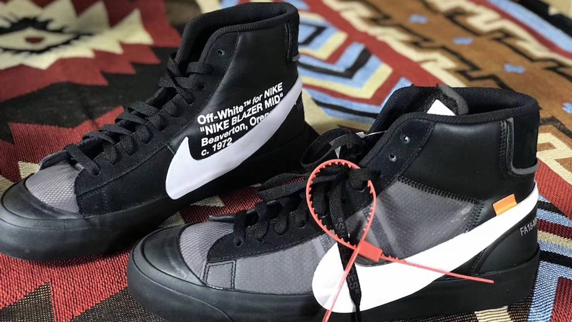 A Closer Look At The Off-White x Nike Blazer ‘Black’