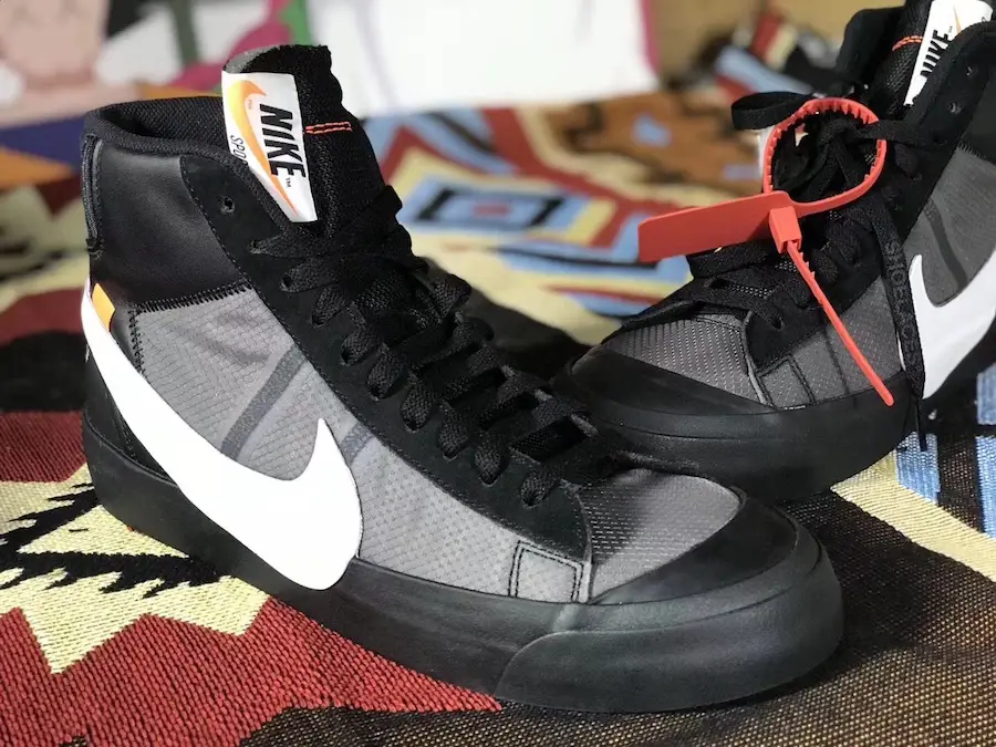 A Closer Look At The Off-White x Nike Blazer 'Black' | The Sole Supplier