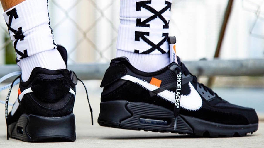 Off-White x Nike Air Max 90 Black | Where To Buy | AA7293-001 | The Sole  Supplier