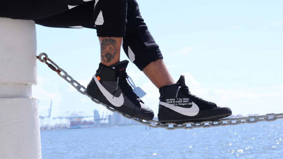 Off White X Nike Blazer Black Spooky Pack Where To Buy 32 001 The Sole Supplier
