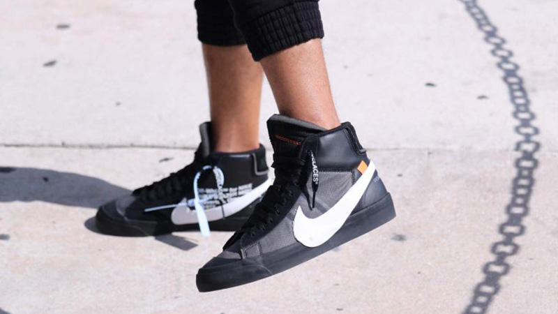Off White X Nike Blazer Black Spooky Pack Where To Buy 32 001 The Sole Supplier