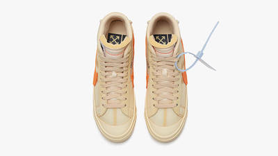 off white blazer orange
