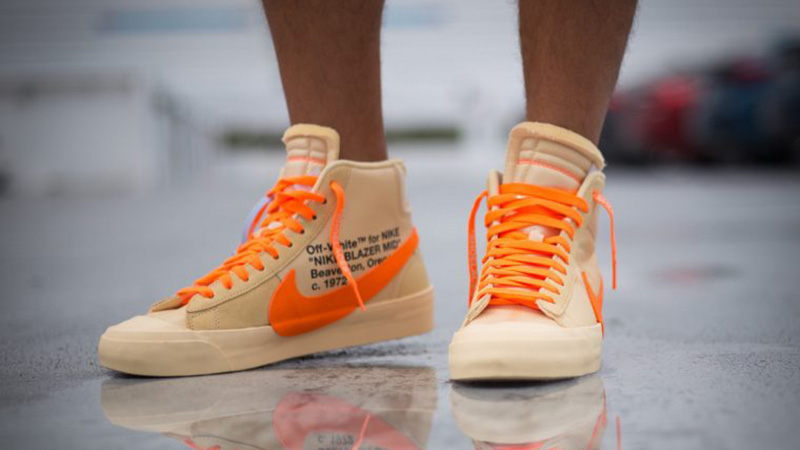Off White X Nike Blazer Orange Spooky Pack Where To Buy 32 700 The Sole Supplier