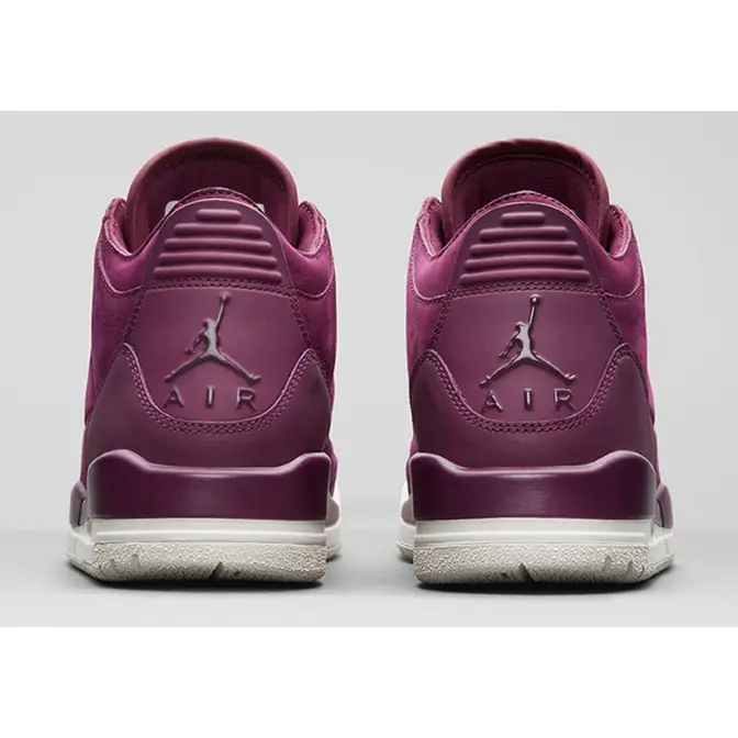 Womens jordan 3 on sale bordeaux