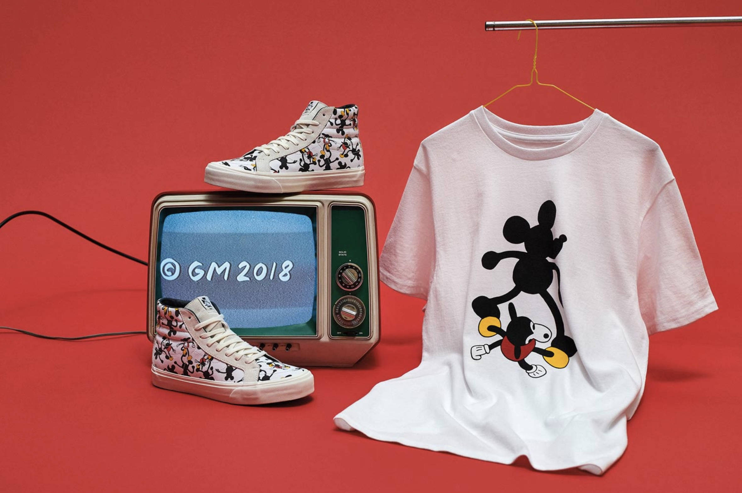 Mickey shops mouse 90th birthday shoes