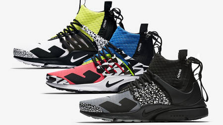 The ACRONYM x Nike Air Presto Mid Is Releasing In Three Colourways