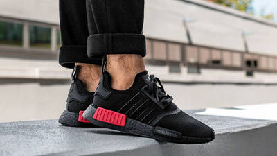 adidas NMD R1 Black Red Where To Buy | B37618 | The Supplier
