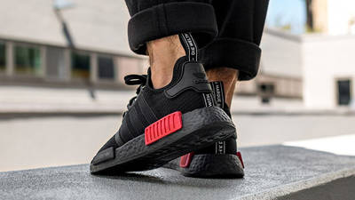 adidas NMD R1 Black Red Where To Buy | B37618 | The Supplier