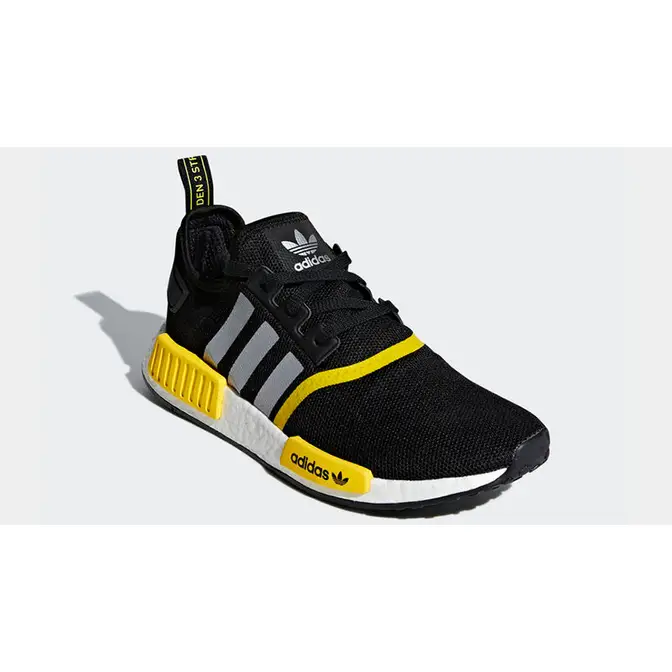 Adidas nmd r1 2024 black and yellow