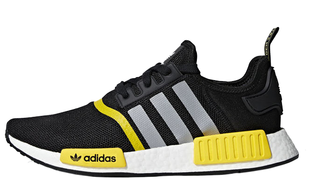 black and yellow nmds