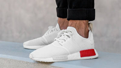 adidas nmd white and red