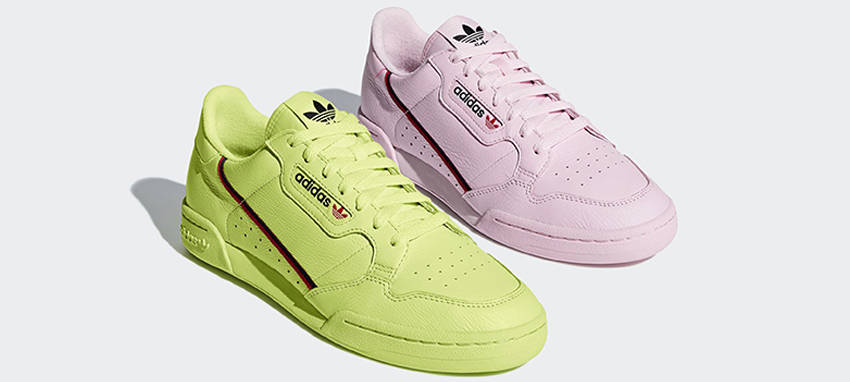 The adidas Continental 80 Gets A Clear Pink And Semi-Frozen Yellow Makeover3
