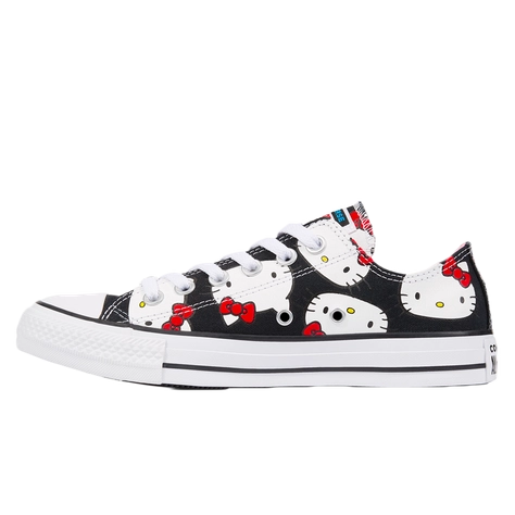 Converse x Hello Kitty CDG Play Covers The Converse Chuck 70 in an All-Over Print Black